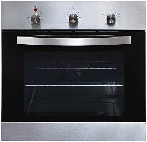 60cm Single Electric Fan Oven In Stainless Steel, Built-in/Under - SIA SO113SS