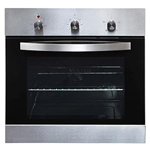 60cm Single Electric Fan Oven In Stainless Steel, Built-in/Under – SIA SO113SS