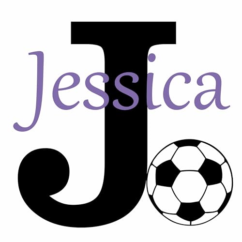 Custom Name Sports Wall Decal - Boys Girls Personalized Name Soccer Sports Wall Sticker - Custom Name Sign - Custom Name Stencil Monogram - Boys Girls Room Wall Decor