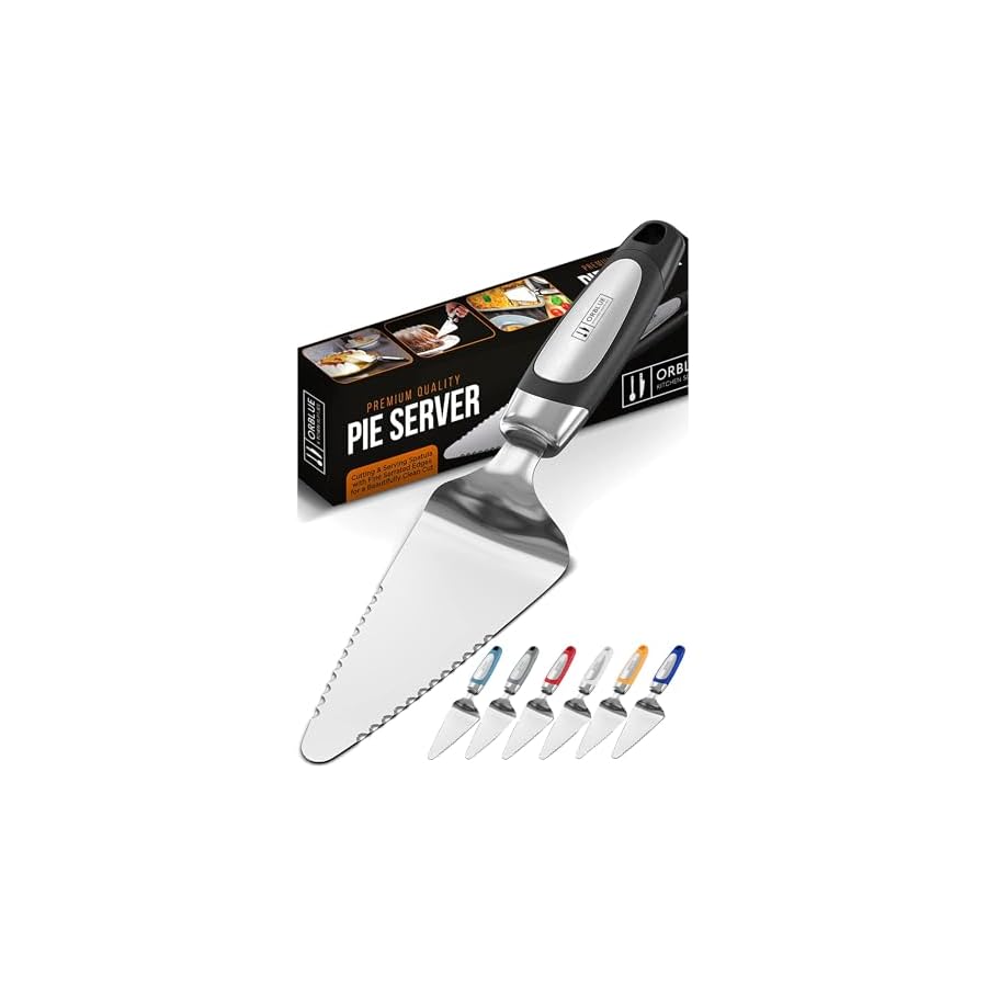 Orblue-Pie-Server-Essential-Kitchen-Tool-Serrated-on-Both-Sides-Great-for-Right-or-Left-Handed-Chef-Stainless-Steel-Flatware-Cake-Cutter Orblue Pie Server, Essential Kitchen Tool, Serrated on Both Sides, Great for Right or Left Handed Chef, Stainless Steel Flatware, Cake Cutter