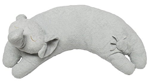 Image of Angel Dear - Grey Elephant Curved Pillow