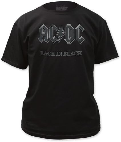 Impact Men's AC/DC Back In Black Short-Sleeve T-Shirt