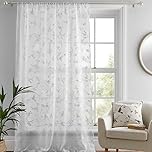 Dreams & Drapes - Single Net Curtain for Windows W55 x L72 (140 x 182cm),white