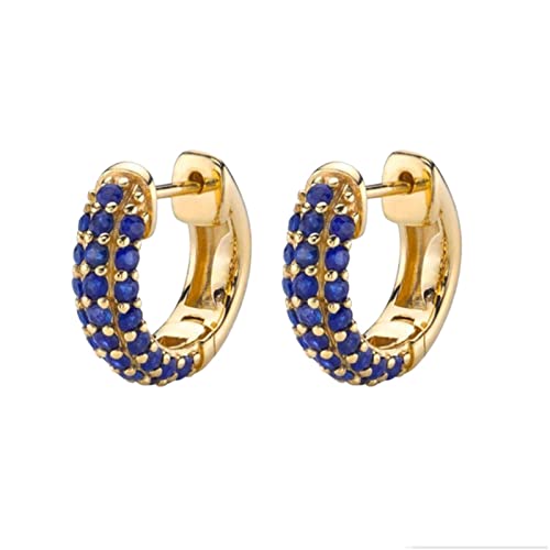 Boucles d'oreilles argent 925 femme zircon arc-en-ciel pendantes en argent sterling