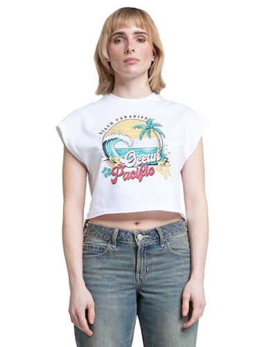 Ocean Pacific Noosa T-Shirt sans Manches Femme débardeur été sport chic mode plage