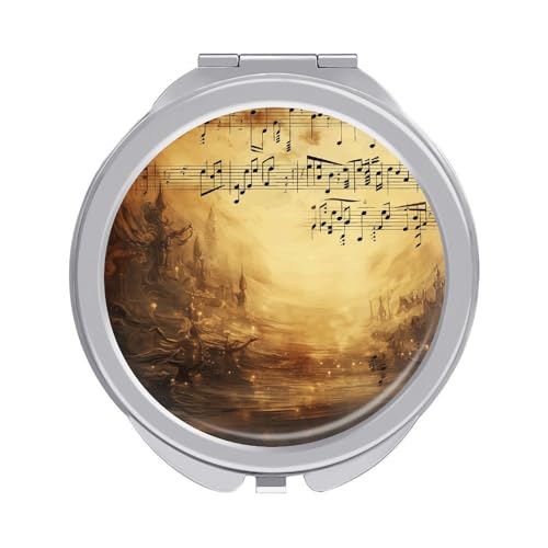 LZQPOEAS Travel Compact Double-Sided Vanity Mirror
