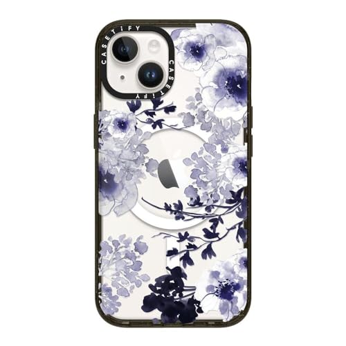 CASETiFY CpNg iPhone 14 P[X [MILKi (4x MIL-STD-810G)/2.5m̗NA/MagSafe ɑΉ] - BLUE SPRING - ubN
