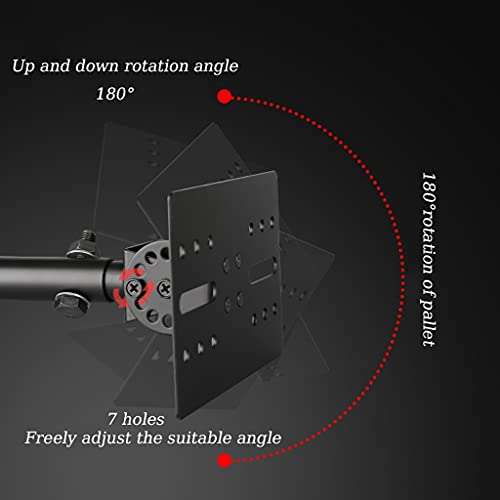Soporte de altavoz extensible para pared con resistencia de 40 kg 4