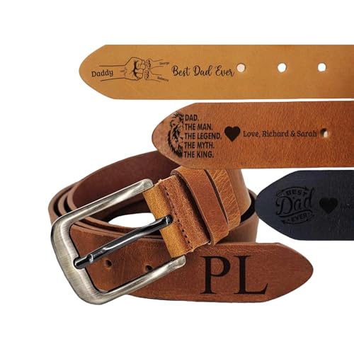 Personalized Christmas Belt Gift For Husband Custom Engraved Leather Belt For Men Wedding Anniversary Christmas Gifts For Boyfriend Father’s Day Valentine Birthday Gift For Dad Brother Or Groomsmen