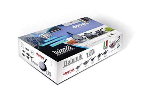 Domo Enjoy Cooking D97ST0700 Set padelle, Alluminio