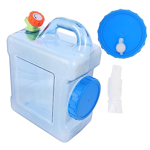 Hemobllo 1Set Outdoor Water Container Transparent Water Bucket for Camping Hiking and Emergency Use Capacity Odorless Water Tank