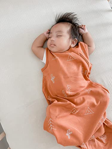 Image of Ecolino Organic Cotton Baby Sleep Sack - 2-Way Zipper Baby Wearable Blanket - Toddler Sleeping Bag Sack - 18-36 Months - Desert