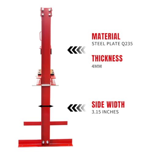 Big Red T51201 Torin Steel H-Frame Hydraulic Garage/Shop Floor Press With Stamping Plates, 12 Ton (24,000 Lb) Capacity thumb #1