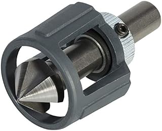 wolfcraft HSS Countersink with Depth Stop, triangular shaft I 4391000 I For deburring and countersinking bores in metal