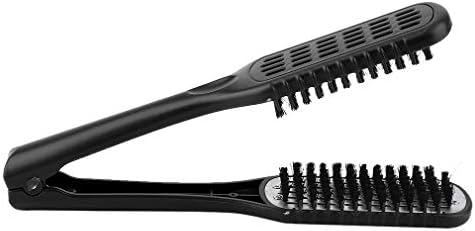 Amazon.com: Peine alisador de cerámica de doble cara con pinza para peinar  el pelo, talla única , Negro : Belleza y Cuidado Personal