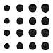 ALXCD Ear Gel for LG TONE Platinum HBS1100 Earphone, XS/S/M/L 4 Sizes 8 Pairs Soft Silicone Replacement Earbud Tip, Fit for LG HBS1100 HBS-1100 LG TONE Platinum [8 Pair] (Black)