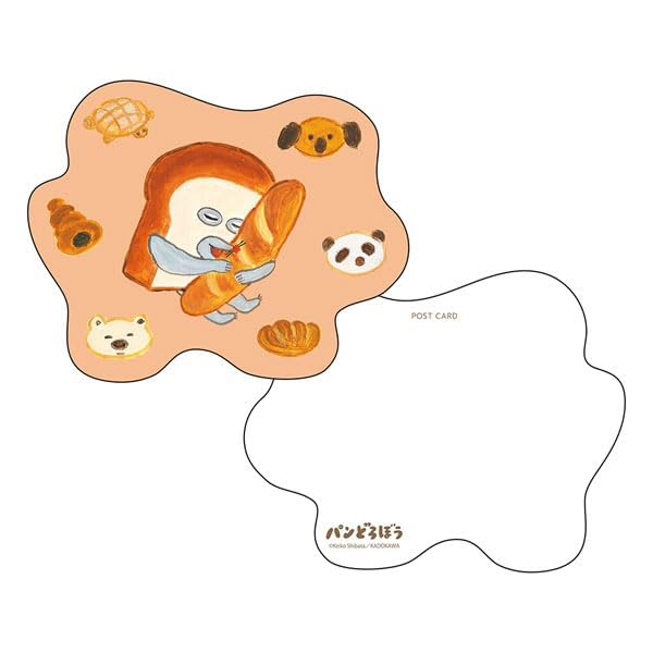 Amazon | パンどろぼう ダイカットポストカード（いとしのパン