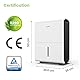 Comfee Luftentfeuchter, 50L/24h, Raumgröße ca. 250m³(100m²), Intelligenter Entfeuchtermodus, 24H Timer, Wassertank 6L, MDDP-50DEN7