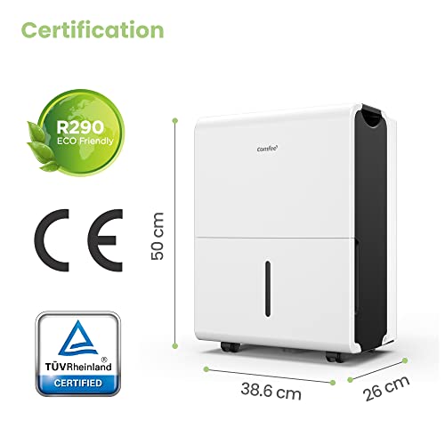 Comfee Luftentfeuchter 30L/24h,Raumgröße ca.180m³(80m²),Intelligenter Entfeuchtermodus,Smart Dehumidifier für Wohnung,Bad & Keller, 24H Timer,Wassertank 3L,MDDP-30DEN7 - Image 4