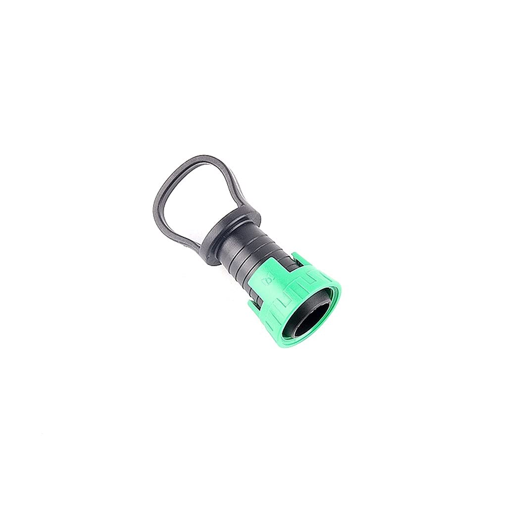 Tubo per irrigazione a goccia, 1 foro in PE da 16 mm con connettore, diverse lunghezze disponibili, ideale per l'irrigazione del giardino, distribuzione efficiente dell'acqua, durevole e flessibile