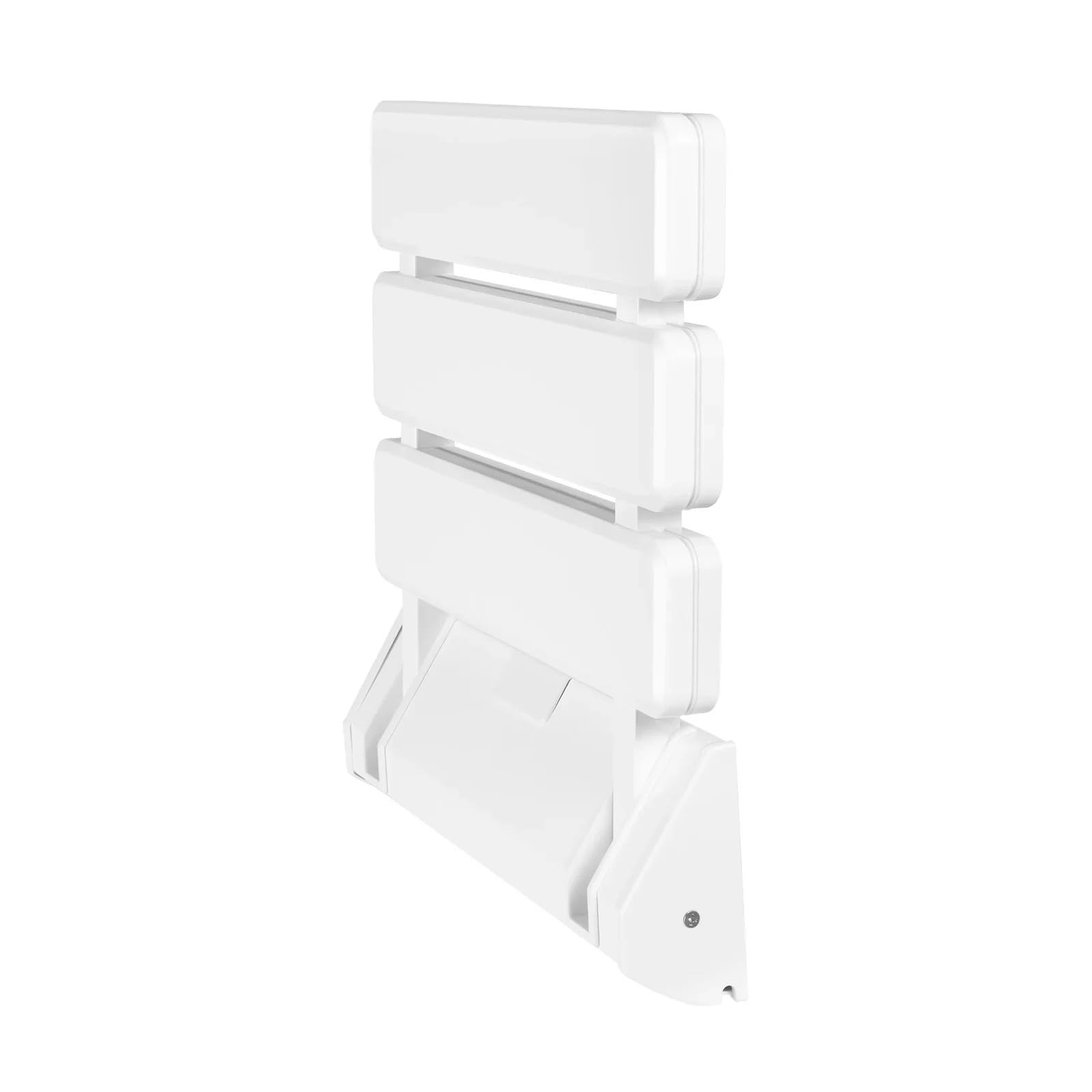 Asiento Ducha Pared Montada Asiento de Ducha Plegable Pared | Taburete montado de 36 × 33,5 cm con carga máxima de 130 kg