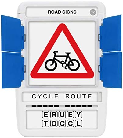 100 PICS Road Signs Travel Game - Traffic Sign Flash Cards, Helps Learn DVLA Highway Code Theory Driving Test UK