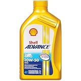 Shell Advance 4T AX5 20W-50 – Óleo Lubrificante Mineral para Moto 4 Tempos | Proteção do Motor e Desempenho Consistente