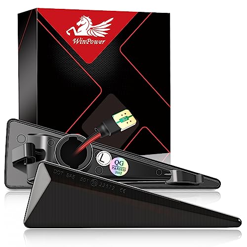 WinPower Turn Signal Light Bulbs Side Marker Lights LED Indicator Repeater Lamp Compatible with Renault Avantime, Espace, Magane, Scenic, Thalia, Vel Satis, Wind, etc., 2 Pcs