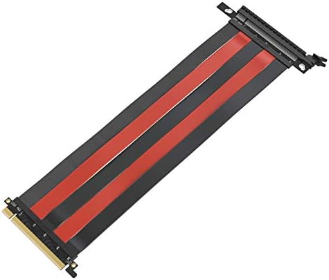 LINKUP - Ultra PCIe 4.0 X16 Riser Cable [RTX4090 RX6950XT x570 B550 Z690 Tested] Shielded Extreme High-Speed Vertical Mount Gaming PCI Express Gen4Straight Socket (20cm) Gen 3.0 TT CompatibleWhite
