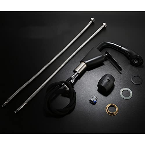 Robinet de salle de bains noir avec douchette pour simplifier votre routine - 4