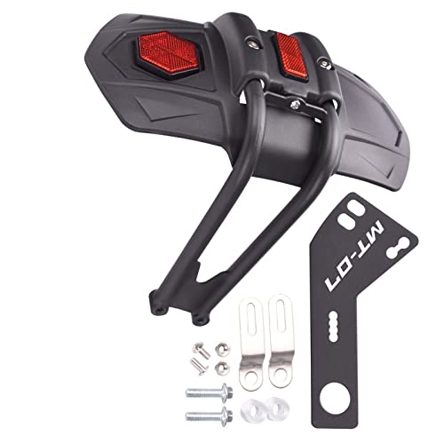 フェンダーカバー に適合するヤマハ MT07 MT 07 2021 MT-07 2014 2015 2016-2020 オートバイ プラスチック カーボンスチール ボディ リアカバー フェンダー スプラッシュ マッドガード アクセサリー(Black D)