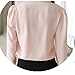 Women's Long Sleeve Casual Shirt V Neck Chiffon Blouse Tops