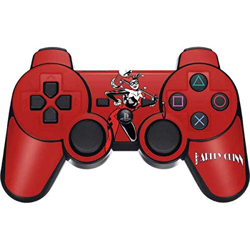 Skinit Decal Gaming Skin for PS3 Dual Shock Wireless Controller - Officially Licensed Warner Bros Harley Quinn Portrait Design