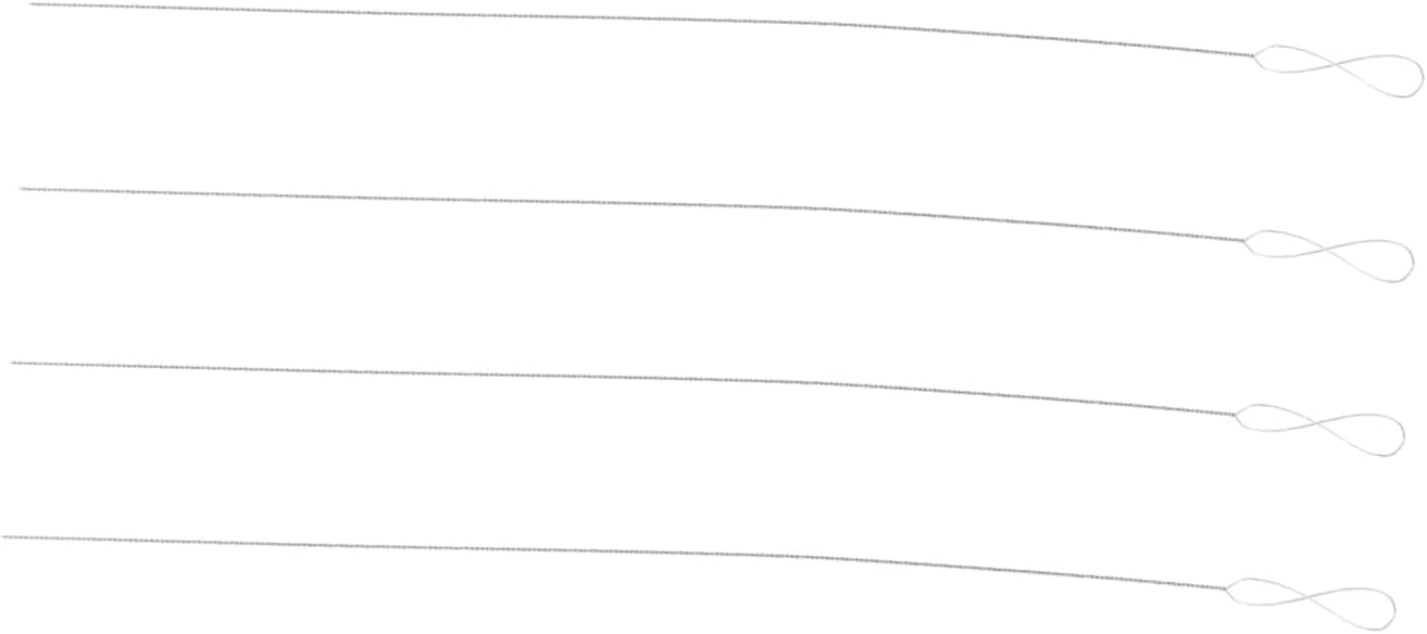EXAOMBLE 4pcs Beading Needles for Yarn Knitting and Sewing Wire Open Portable Crafting Tool for Easy Threading and Stringing