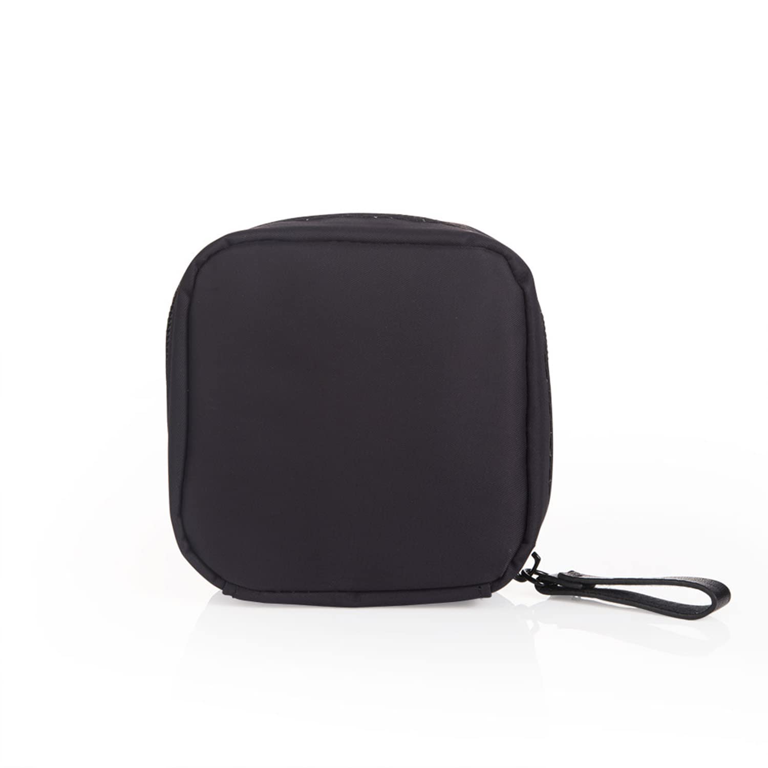 Hekyip Mini Cosmetic Bag, Travel Makeup Pouch, Portable Waterproof Cosmetic Pouch for Girls Women, Mini (Mini All Black)