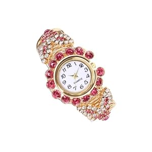 VALICLUD 1 St armband horloge horloges armbanden kijk voor meisjes kwarts horloge legering quartz horloge meisjes kijken legering horloge Mode klauw ketting leerling Roestvrij staal roze