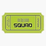 127 Squad Nct Ticket Sticker Vinyl Waterproof Sticker Decal Car Laptop Wall Window Bumper Sticker 5'