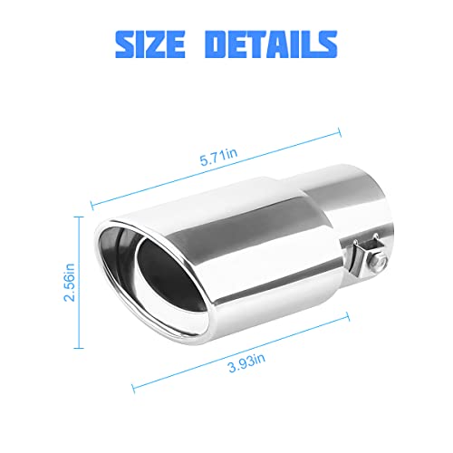8Sanlione 8SANLIONE-STRIP Car Exhaust Tail Pipe thumb #1