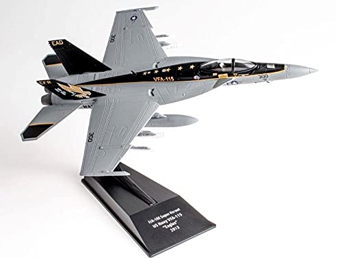 Hachette Airplane F-18 (F/A-18E) Super Hornet VFA-115 Eagles US Navy 1/100 Scale Diecast Model
