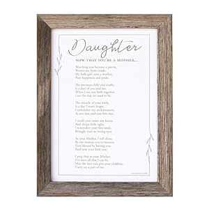 Now That You're a Mother Frame- Gift for Daughter from Mom for Christmas, Mother's Day, Child Birth - Made in USA Now That Youre a Mother Frame Gift for Daughter from Mom for Christmas Mothers Day Child Birth Made in USA