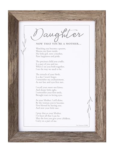 Now-That-Youre-a-Mother-Frame-Gift-for-Daughter-from-Mom-for-Christmas-Mothers-Day-Child-Birth-Made-in-USA Now That Youre a Mother Frame Gift for Daughter from Mom for Christmas Mothers Day Child Birth Made in USA