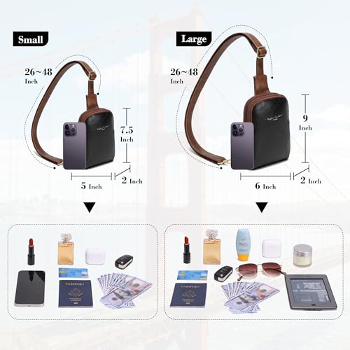 Image of INICAT Lightweight Small Crossbody Sling Bag for Women | Mini Travel Purse,Multi-pocket with Card Slots,Durable Vegan Leather,Everyday Carry