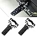 A Pair Universal Foldable Foot Pedals for Motorcycle Universal Frame Clamp-On Type Folding Foot Pegs for MTB ATV Mini Bike bicycle UTV Go Karts Scooter Motorcycle