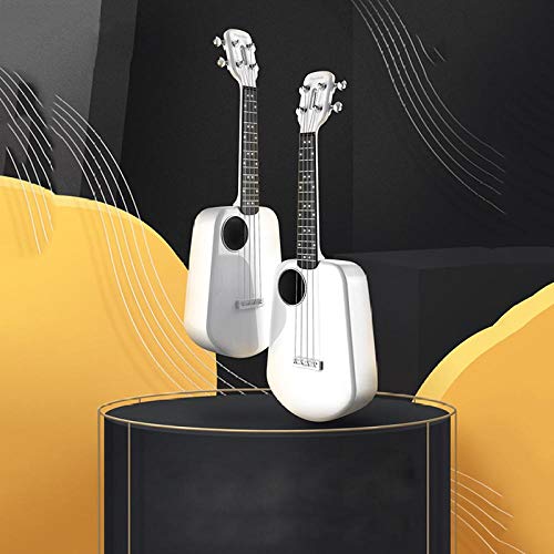 GaYouny Ukulélé 2 LED Bluetooth USB Smart Ukulélé Concert 4 cordes 23 pouces Blanc Acoustique Guitare électrique… - Les Beatles, Paul McCartney, John Lennon, RIngo Starr, George Harrison GaYouny Ukulélé 2 LED Bluetooth USB Smart Ukulélé Concert 4 cordes 23 pouces Blanc Acoustique Guitare électrique… – Image 6