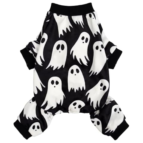Fitwarm Halloween Ghost Dog Pajamas for Small Dogs Cover