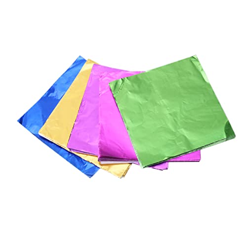 TEHAUX 5 Pacotes De Papel De Embrulho Embalagens De Doces Para Embalagens De Alimentos De Chocolate