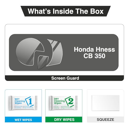 Image of Gear Guard Speed Meter Screen Protector For HONDA H NESS CB 350 || TFT Instrument Cluster Protector || Anti Scratch || HNESS CB350 Display Speedometer Console Accessory [Not Tempered Glass]