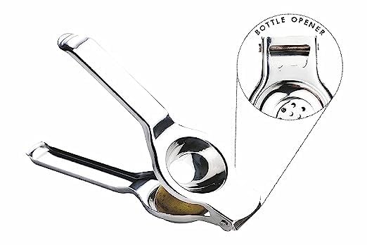 Image of BigPlayer Stainless Steel Lemon Squeezer - Comfortable Handle for Efficient & Easy Juice Extraction