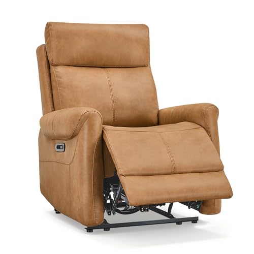 KISLOT Leather Recliner Chair for Adults Wall Hugger RV Recliner with USB Charging Ports Electric...