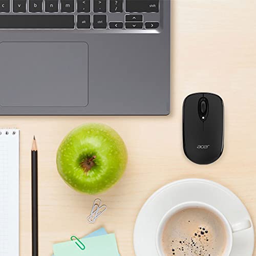 acer Bluetooth Optical Black Mouse | 1000DPI | Windows PC and Certified Works with Chromebook | Fully Covered in a Silver Ion Protected Body by Acer - Image 5